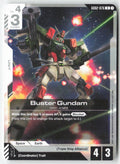 Buster Gundam GD02-076 Uncommon Normal Lightly Played