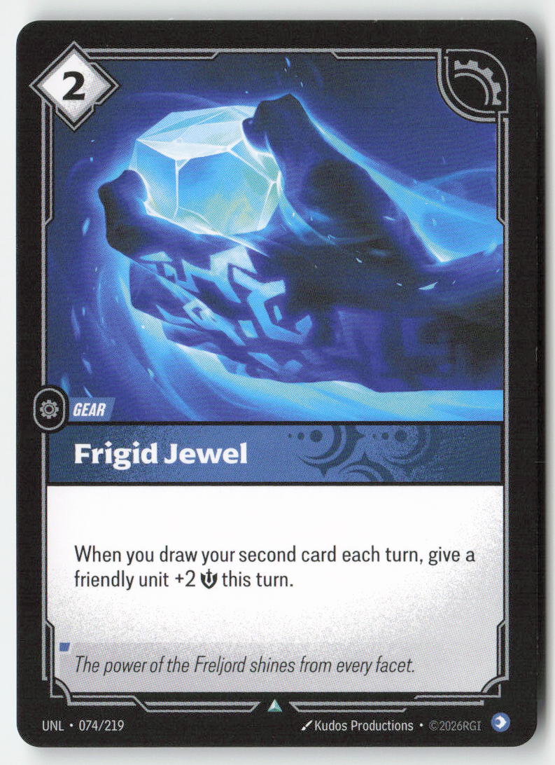 Frigid Jewel #074/219 - Unleashed - Riftbound - Uncommon - Lightly Played
