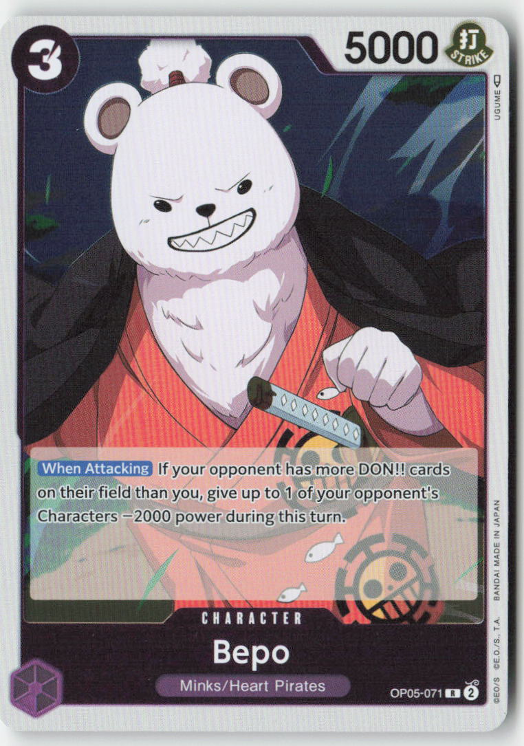 Bepo OP05-071 Foil Rare Lightly Played