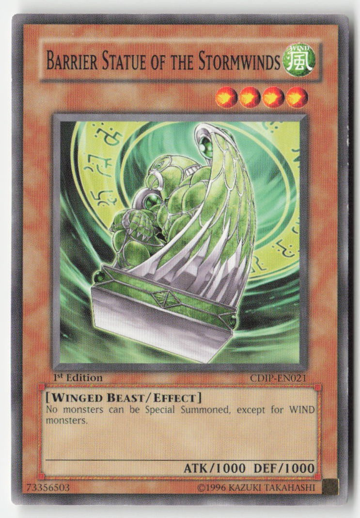 Barrier Statue of the Stormwinds CDIP-EN021 1st Edition Common Moderately Played