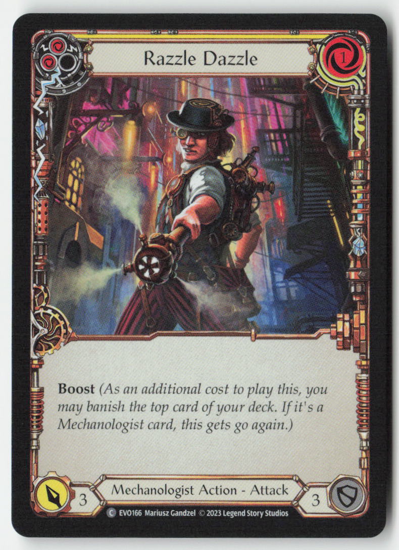 Razzle Dazzle (Yellow) #EVO166 - Bright Lights - Flesh and Blood - Common - Near Mint