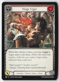 Wage Vigor (Red) #HVY189 - Heavy Hitters - Flesh and Blood - Common - Near Mint