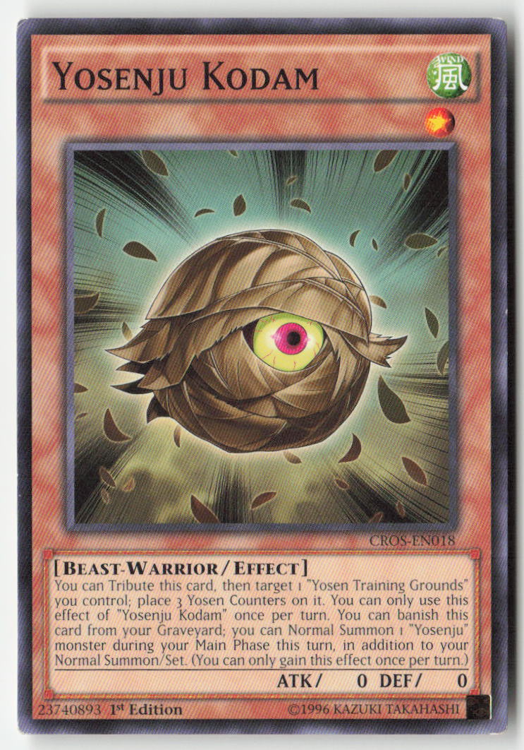 Yosenju Kodam CROS-EN018 1st Edition Common Moderately Played, Front