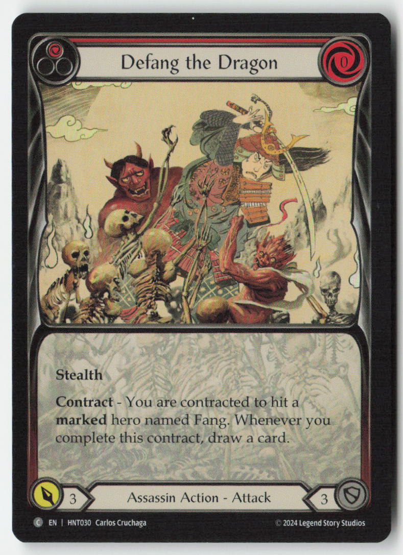 Defang the Dragon #HNT030 - The Hunted - Flesh and Blood - Common - Near Mint