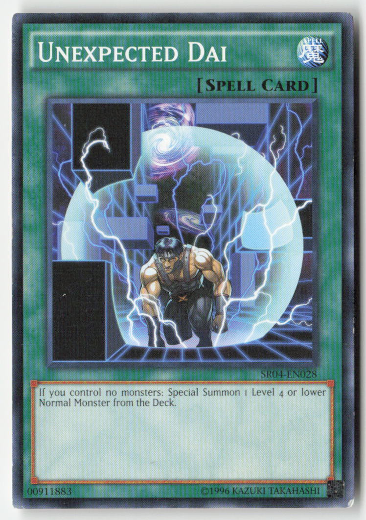 Unexpected Dai SR04-EN028 Unlimited Common Moderately Played, Front