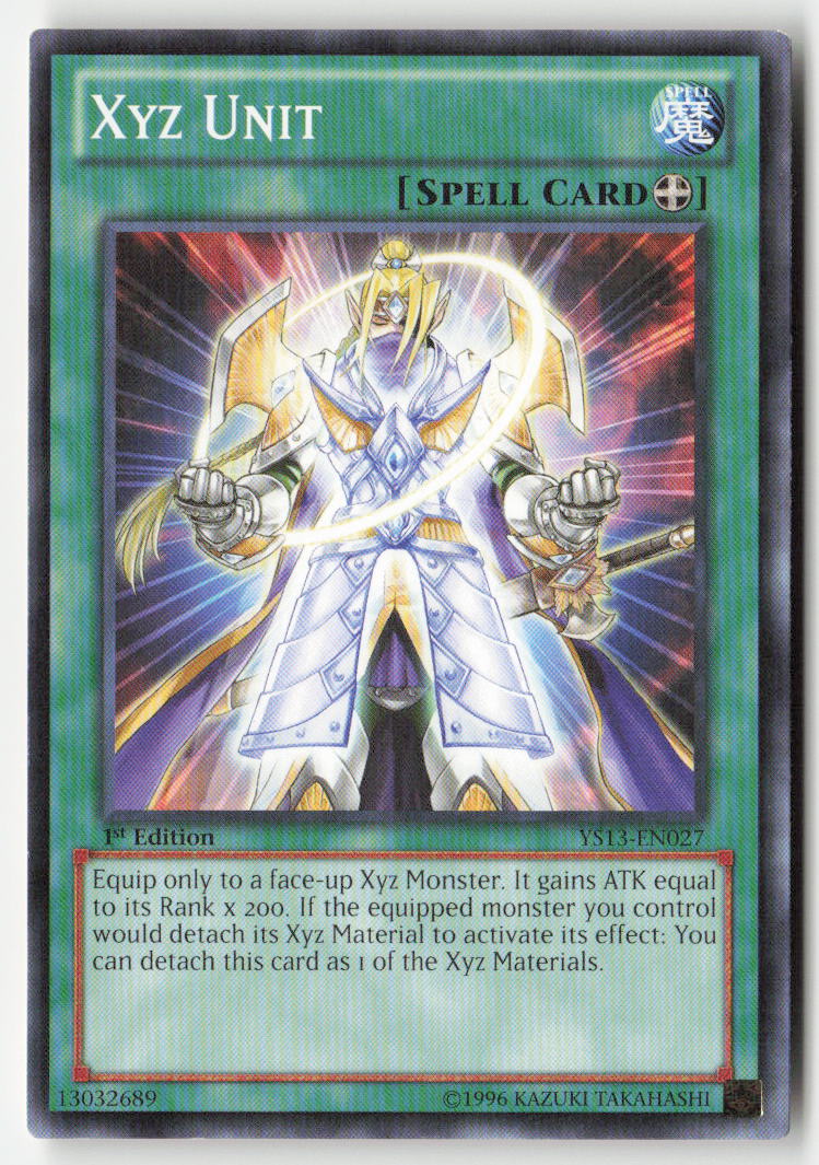 Xyz Unit YS13-EN027 1st Edition Common Moderately Played