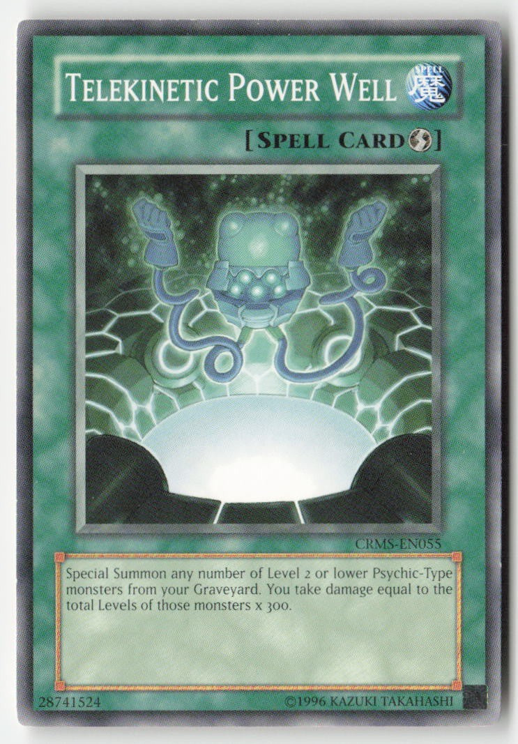 Telekinetic Power Well CRMS-EN055 Unlimited Common Moderately Played, Front