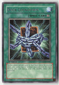 Deck Lockdown LODT-EN060 1st Edition Rare Moderately Played