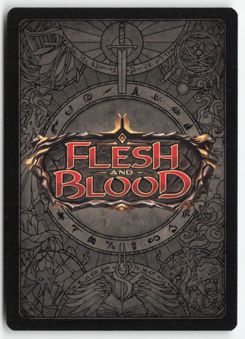 Poisoned Blade (Yellow) #HNT186 - The Hunted - Flesh and Blood - Common - Near Mint, Back