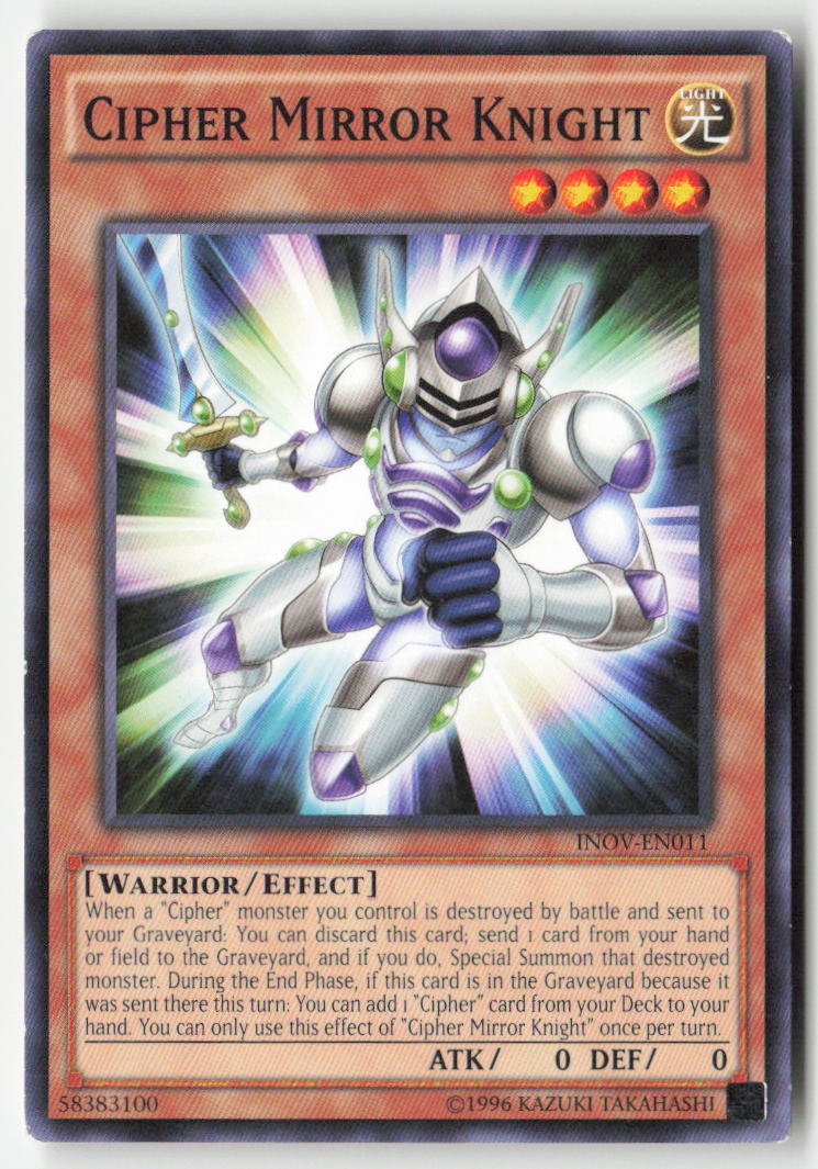 Cipher Mirror Knight INOV-EN011 Unlimited Common Moderately Played