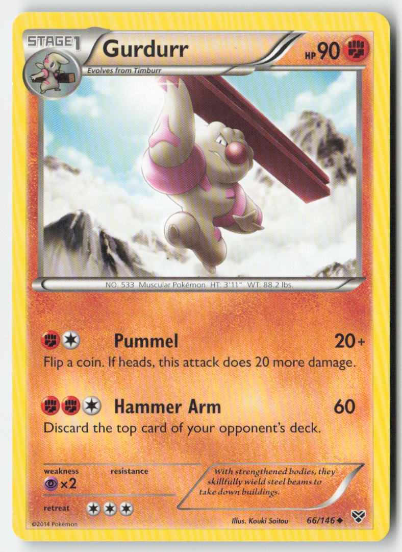 Gurdurr 66/146 Regular XY Moderately Played