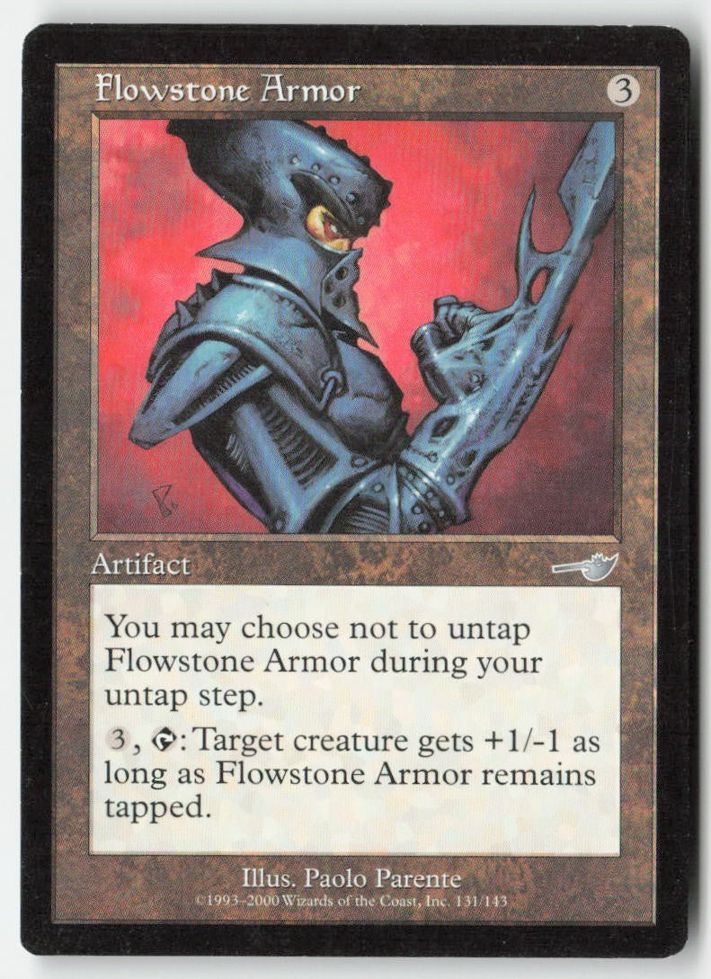 Flowstone Armor NEM 131 Uncommon Moderately Played