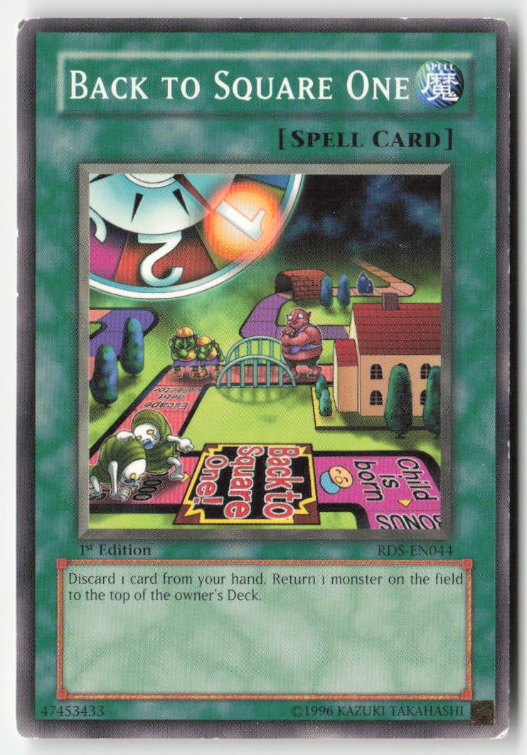 Back to Square One RDS-EN044 1st Edition Common Moderately Played, Front