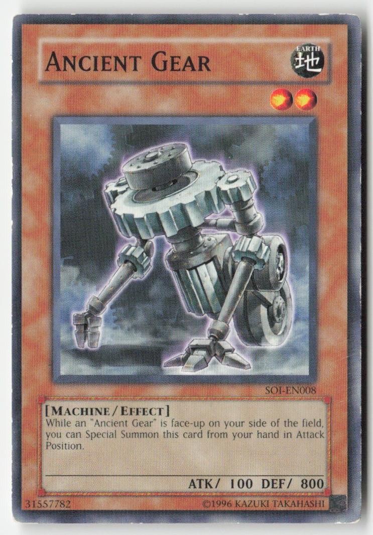 Ancient Gear SOI-EN008 Unlimited Common Moderately Played