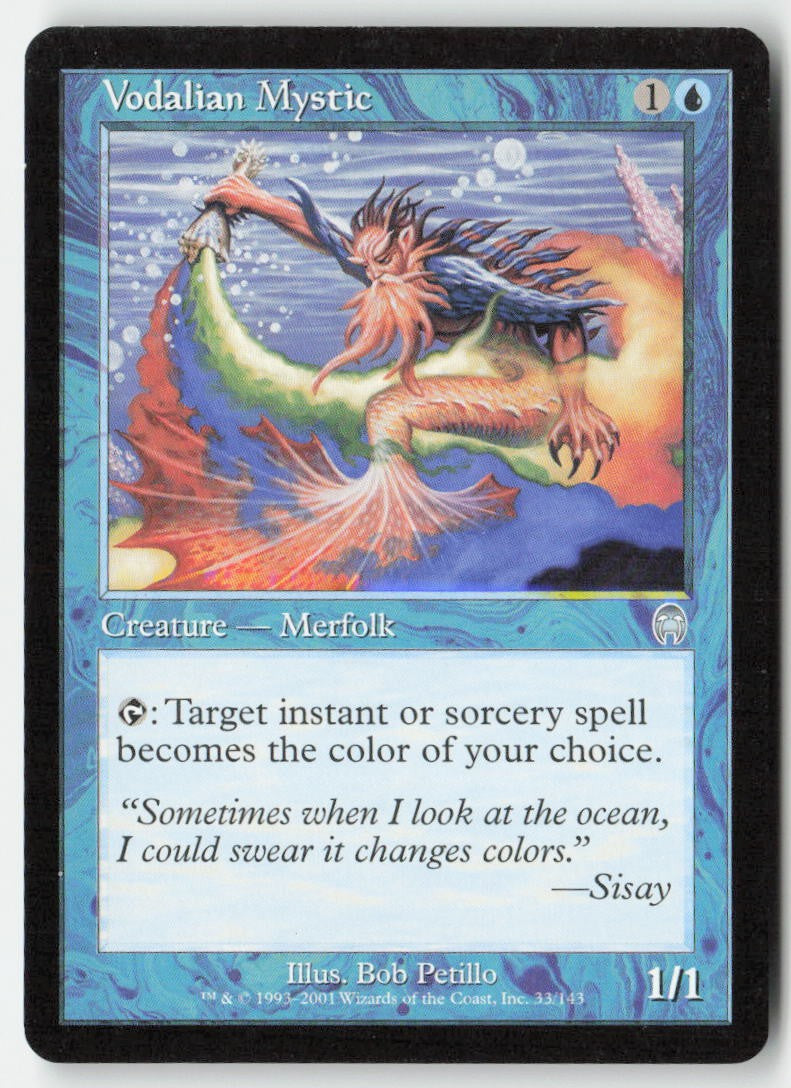 Vodalian Mystic APC 33 Uncommon Moderately Played