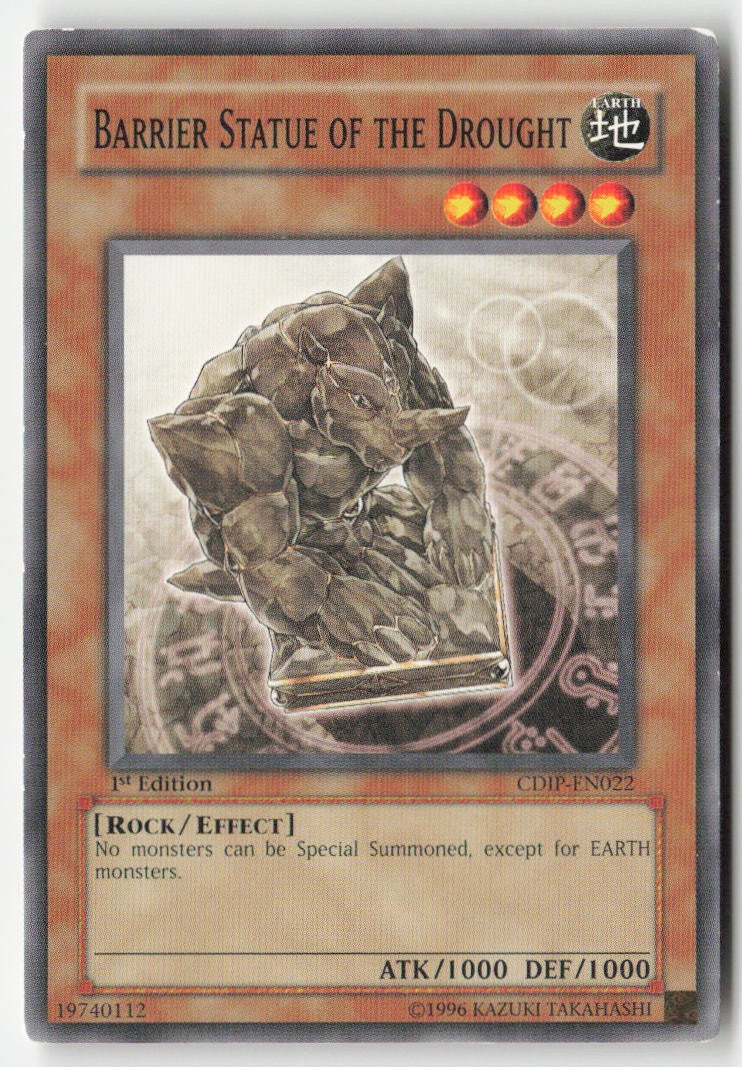 Barrier Statue of the Drought CDIP-EN022 1st Edition Common Moderately Played