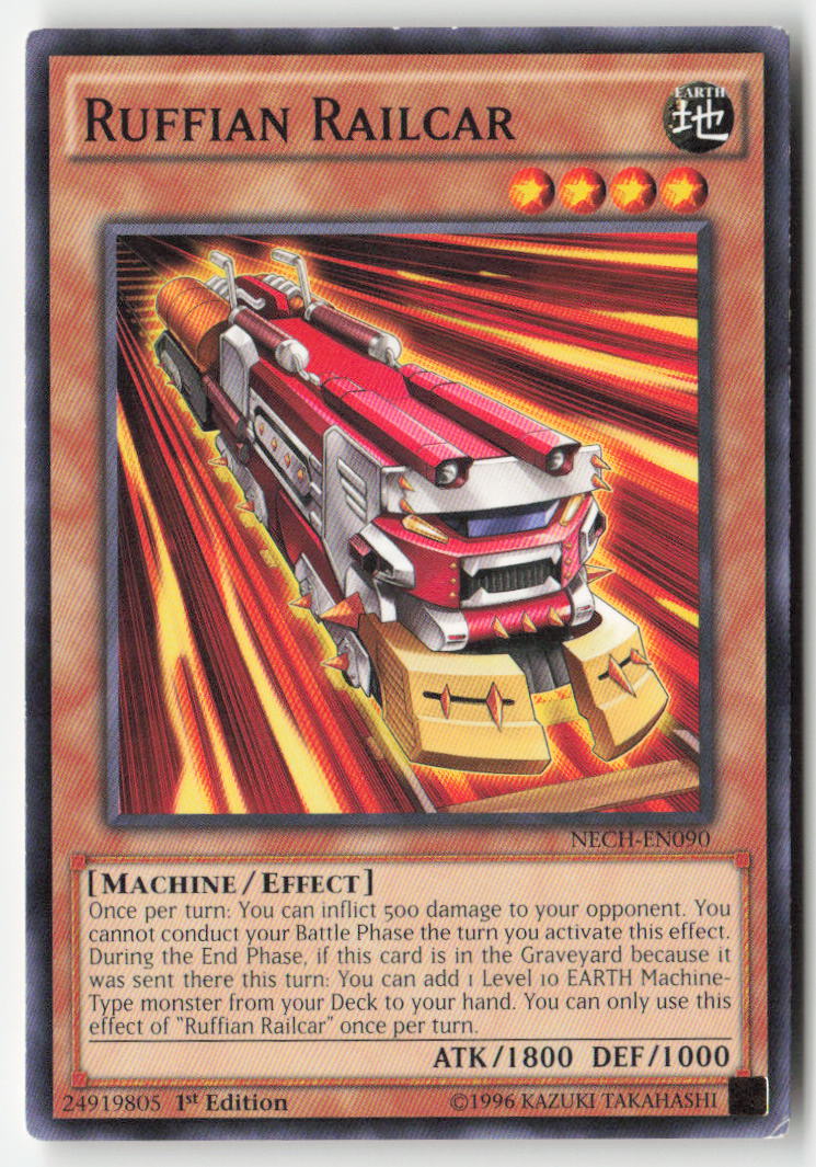 Ruffian Railcar NECH-EN090 1st Edition Common Moderately Played
