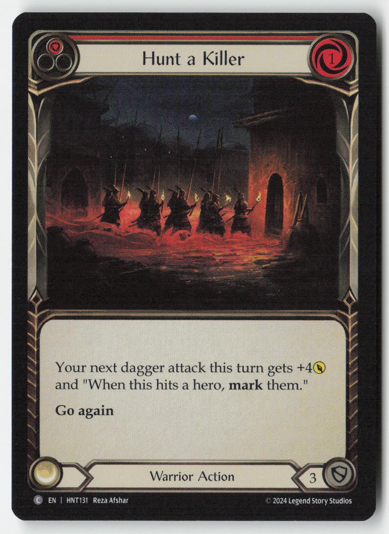 Hunt a Killer (Red) #HNT131 - The Hunted - Flesh and Blood - Common - Near Mint, Front