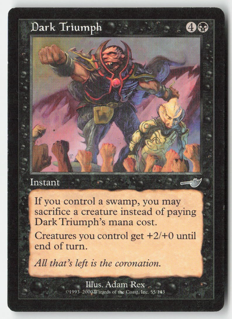 Dark Triumph NEM 55 Uncommon Moderately Played