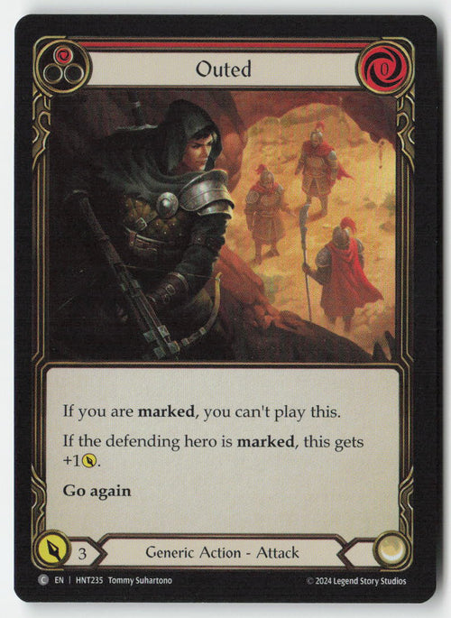 Outed #HNT235 - The Hunted - Flesh and Blood - Common - Near Mint