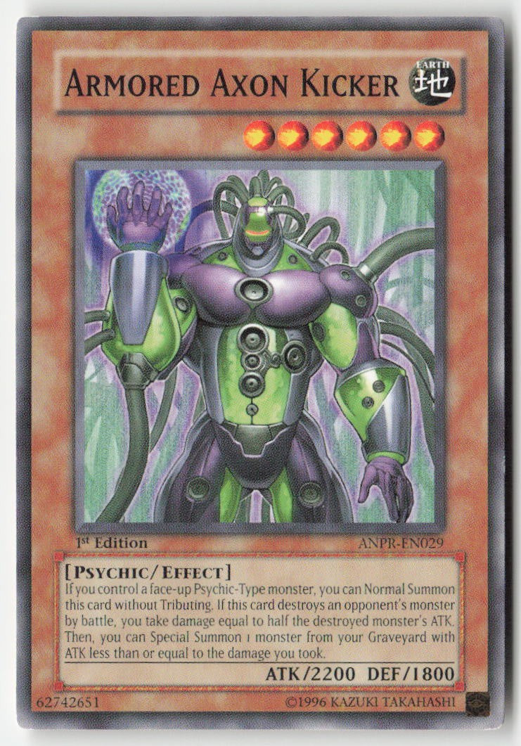 Armored Axon Kicker ANPR-EN029 1st Edition Common Moderately Played