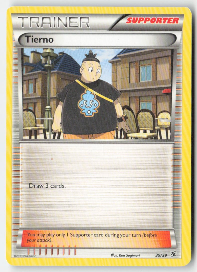Tierno 39/39 Regular Kalos Starter Set Moderately Played