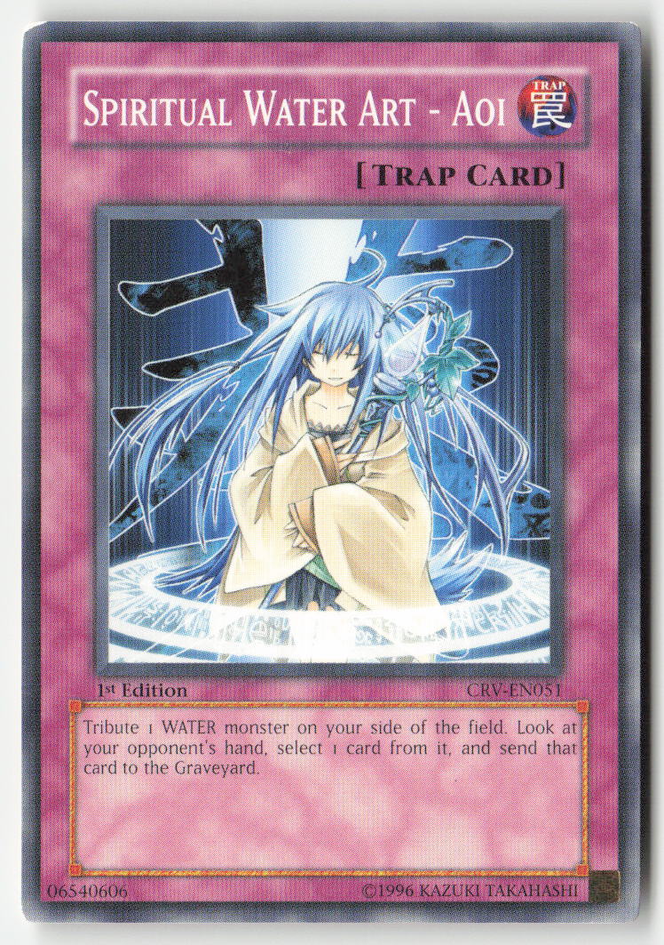 Spiritual Water Art - Aoi CRV-EN051 1st Edition Common Moderately Played