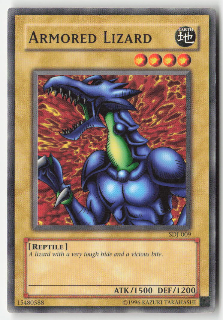 Armored Lizard SDJ-009 Unlimited Common Moderately Played