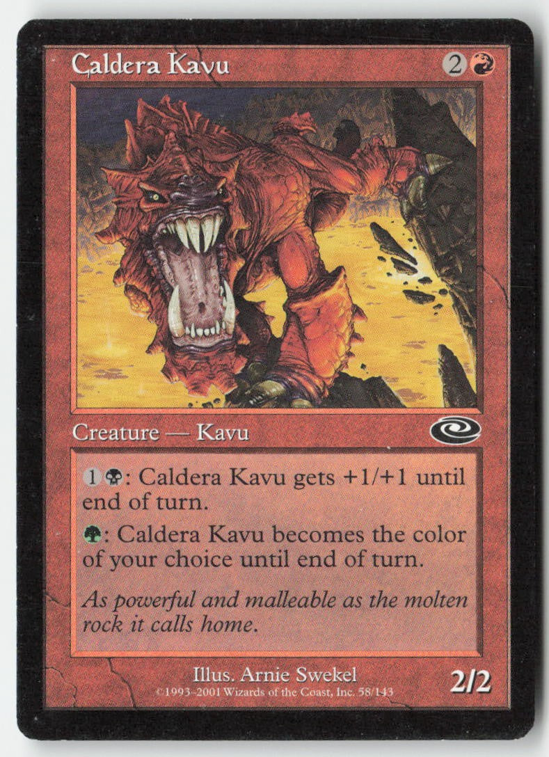 Caldera Kavu PLS 58 Common Moderately Played