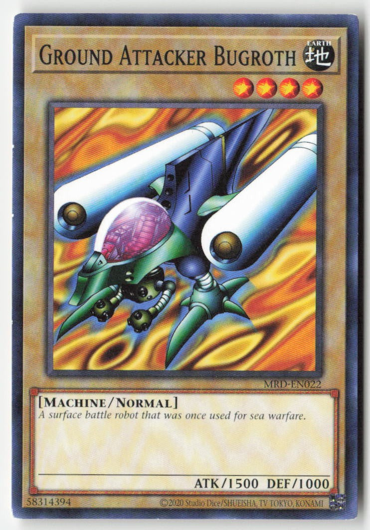 Ground Attacker Bugroth (25th Anniversary) MRD-EN022 Unlimited Common Moderately Played, Front