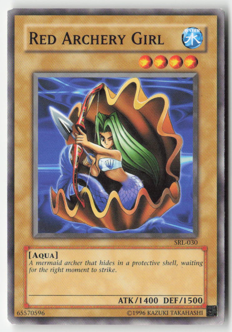 Red Archery Girl SRL-030 Unlimited Common Moderately Played