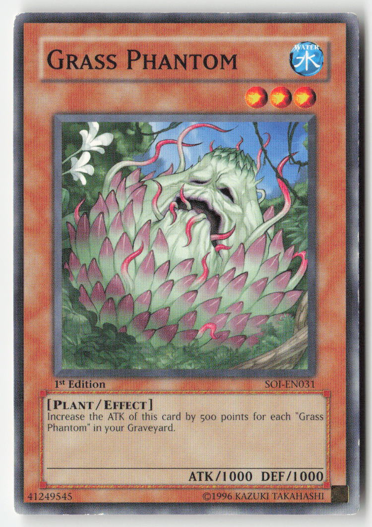 Grass Phantom SOI-EN031 1st Edition Common Moderately Played, Front
