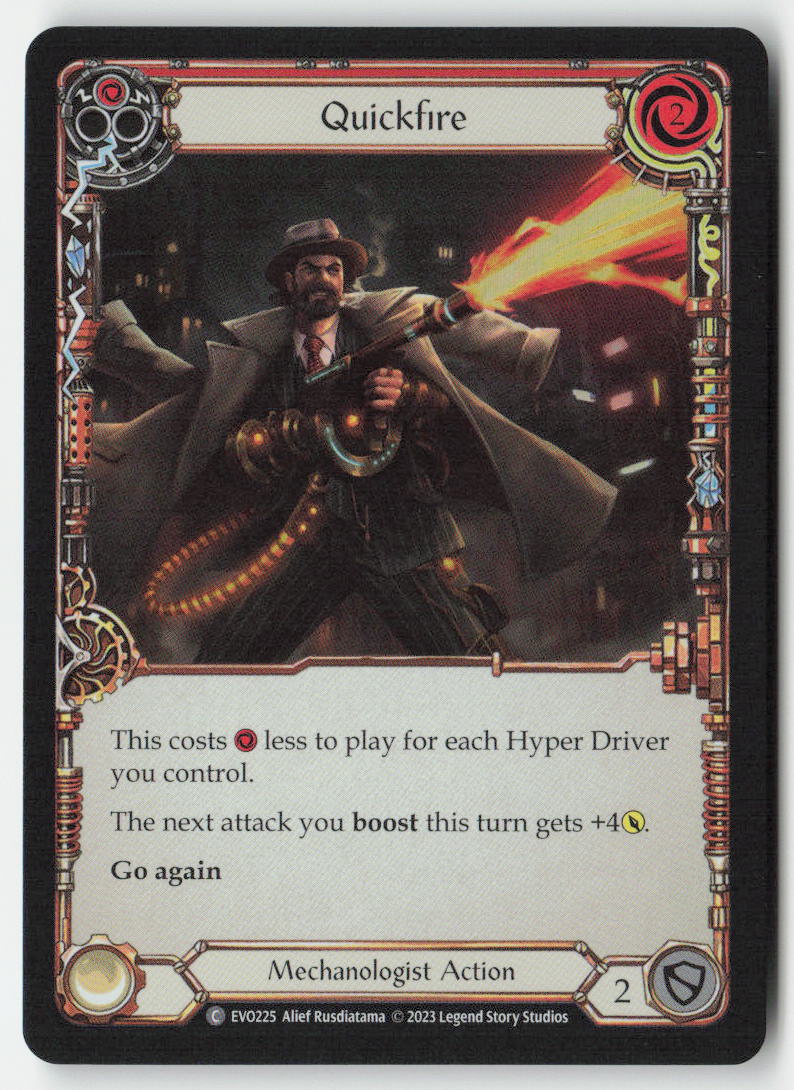 Quickfire (Red) #EVO225 - Bright Lights - Flesh and Blood - Common - Near Mint