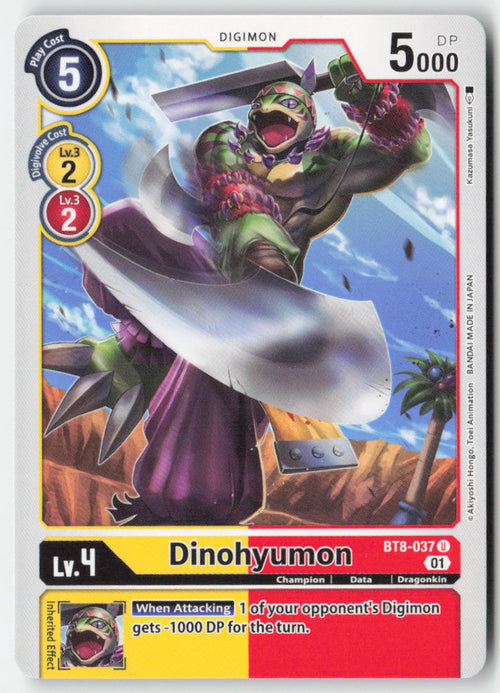 Dinohyumon BT8-037 Normal Uncommon Near Mint