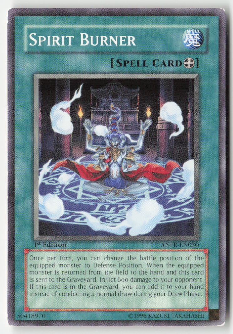 Spirit Burner ANPR-EN050 1st Edition Common Moderately Played