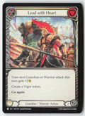 Lead with Heart (Yellow) #HVY193 - Heavy Hitters - Flesh and Blood - Common - Near Mint