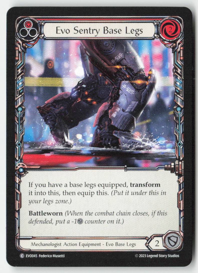 Evo Sentry Base Legs #EVO045 - Bright Lights - Flesh and Blood - Common - Near Mint