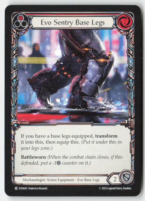 Evo Sentry Base Legs #EVO045 - Bright Lights - Flesh and Blood - Common - Near Mint