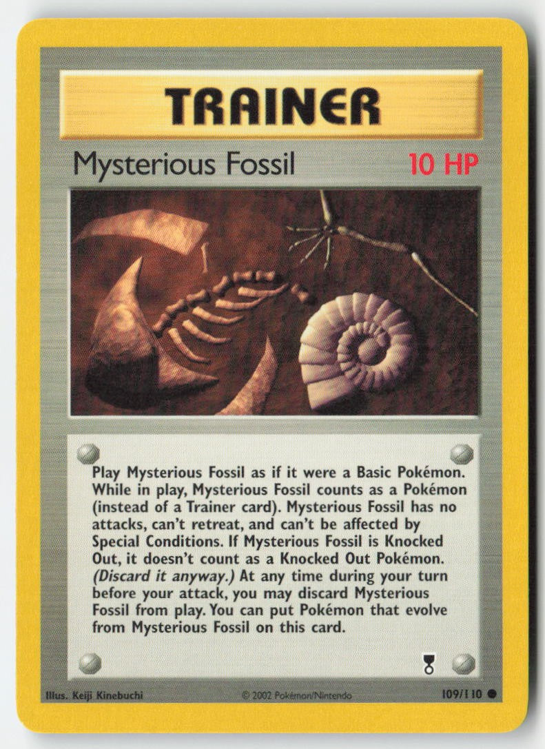 Mysterious Fossil 109/110 Regular Legendary Collection Moderately Played