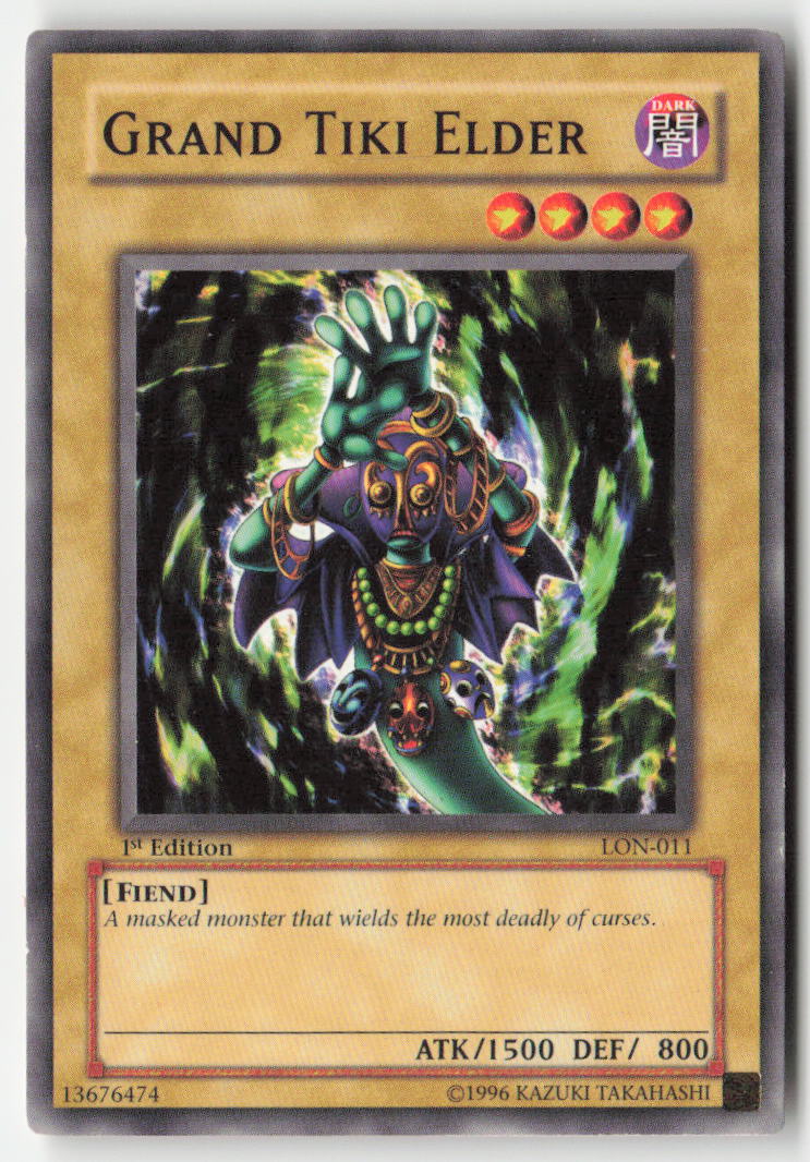 Grand Tiki Elder LON-011 1st Edition Common Moderately Played