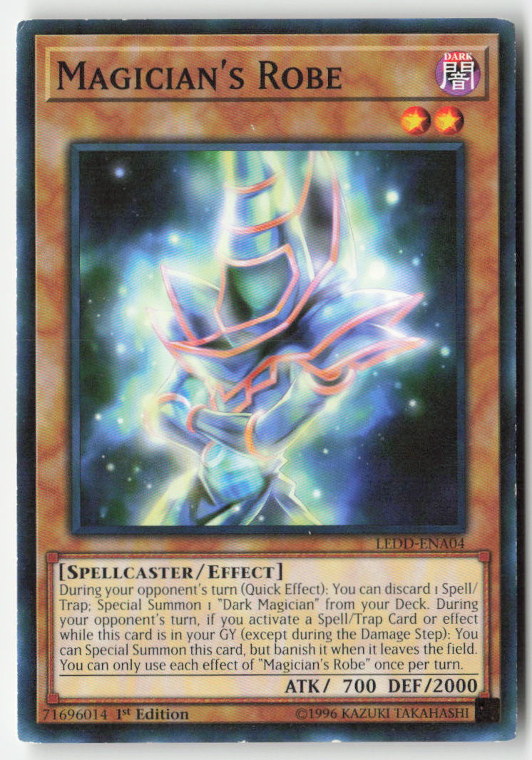 Magician's Robe LEDD-ENA04 1st Edition Common Moderately Played, Front