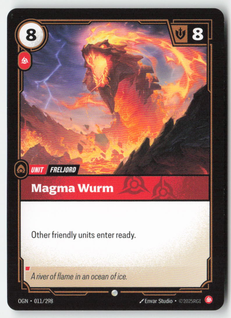 Magma Wurm #011/298 - Origins - Riftbound - Common - Lightly Played