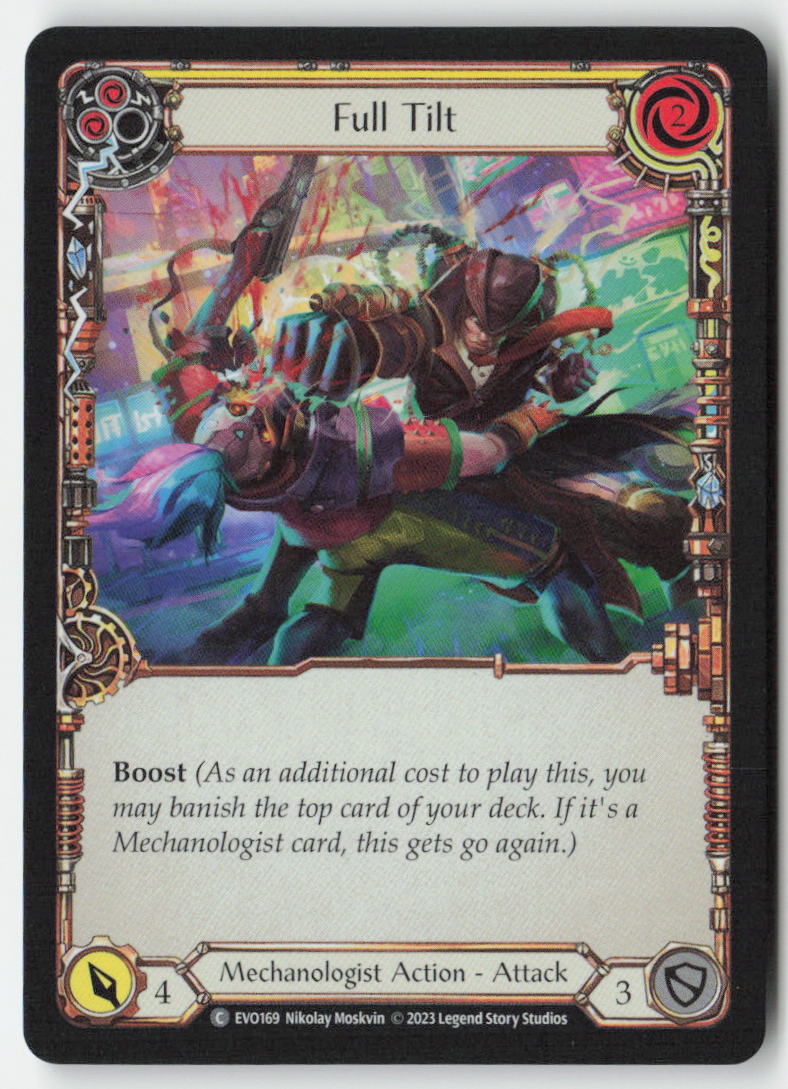 Full Tilt (Yellow) #EVO169 - Bright Lights - Flesh and Blood - Common - Near Mint