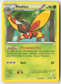 Mothim 4/124 Regular Fates Collide Moderately Played