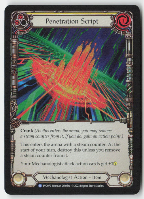 Penetration Script #EVO079 - Bright Lights - Flesh and Blood - Rare - Near Mint