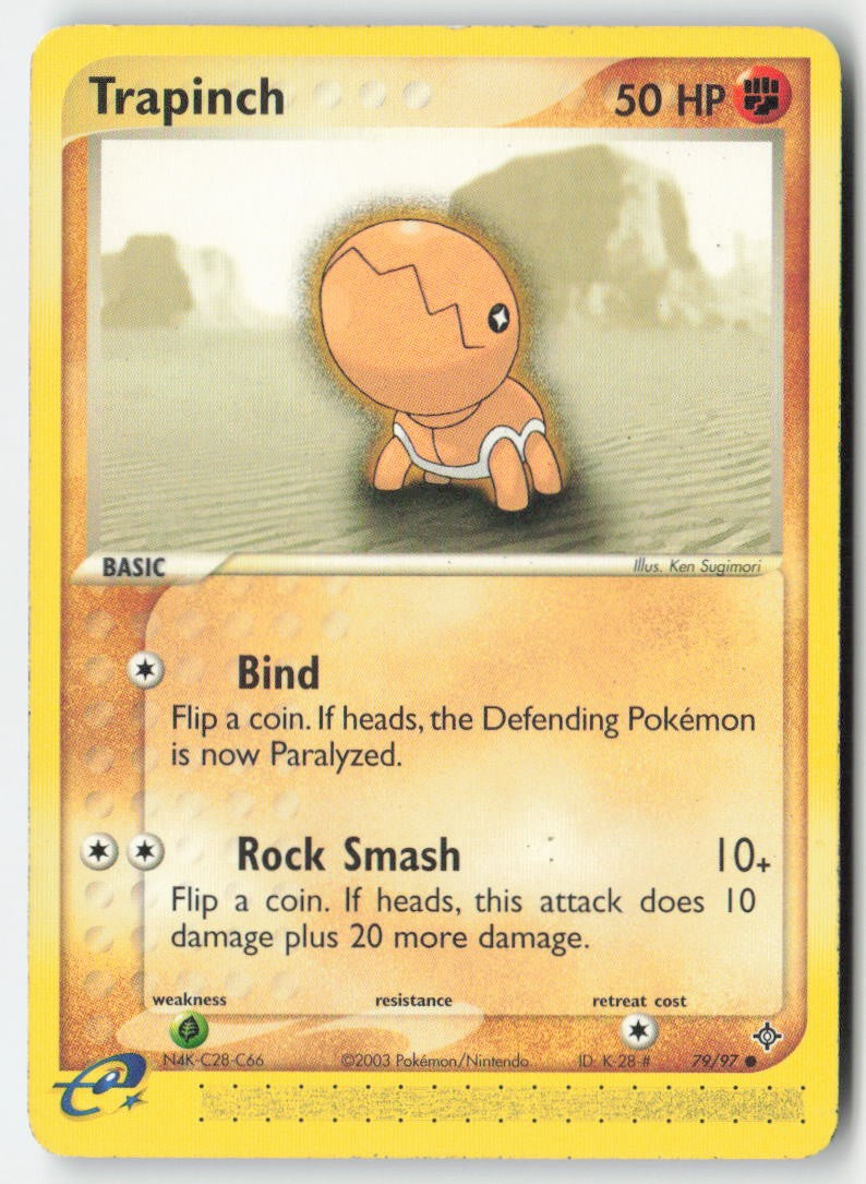 Trapinch 79/97 Regular Dragon Moderately Played
