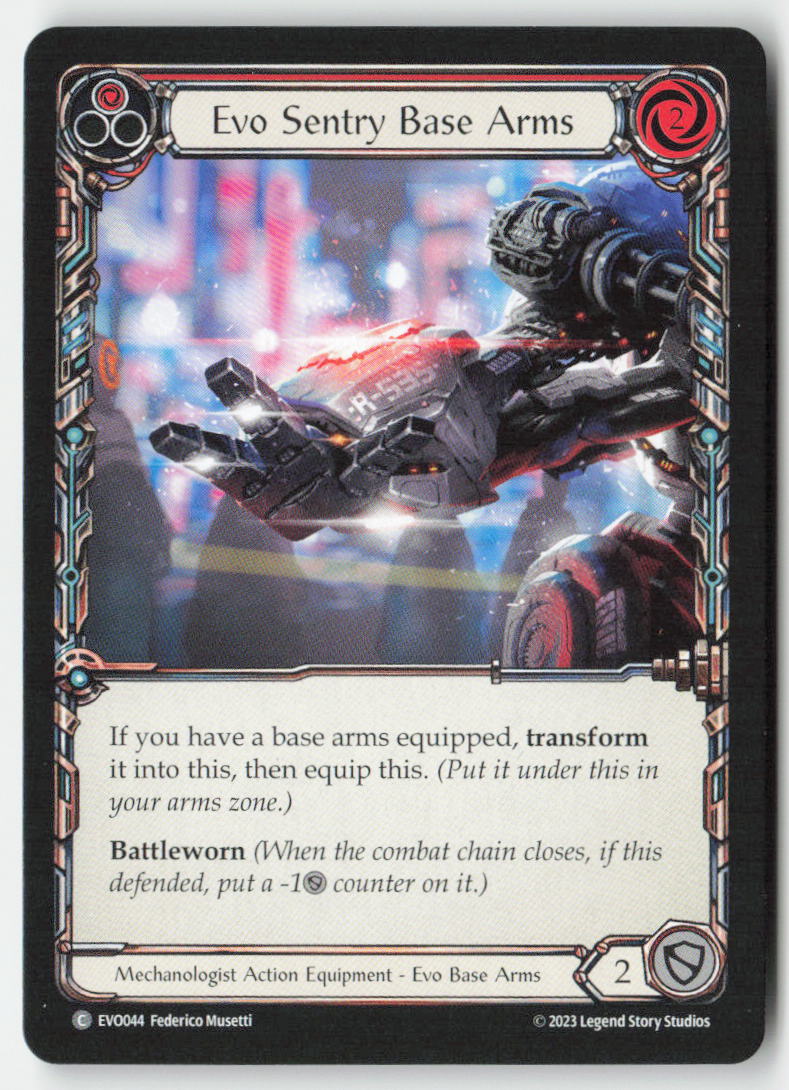 Evo Sentry Base Arms #EVO044 - Bright Lights - Flesh and Blood - Common - Near Mint