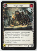 Wage Might (Yellow) #HVY150 - Heavy Hitters - Flesh and Blood - Common - Near Mint