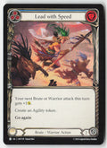 Lead with Speed (Blue) #HVY174 - Heavy Hitters - Flesh and Blood - Common - Near Mint