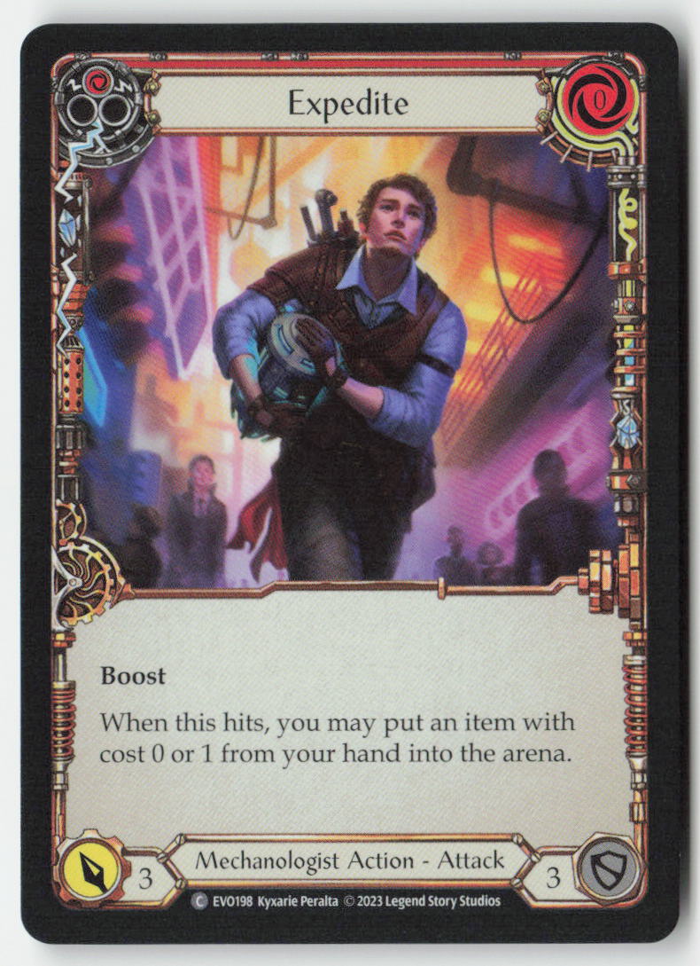 Expedite (Red) #EVO198 - Bright Lights - Flesh and Blood - Common - Near Mint